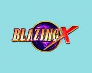 Blazing X slot achtergrond