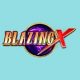 Blazing X slot achtergrond