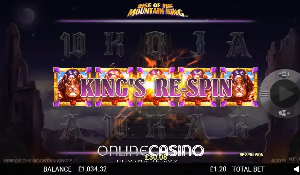 Rise of the Mountain King Gokkasten