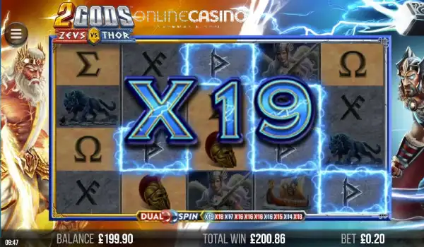 2 Gods Zeus vs Thor Slots