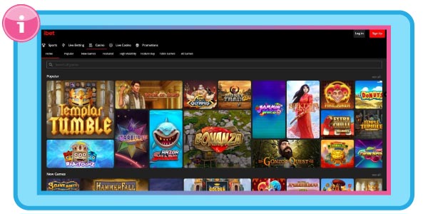 gamepage ibet casino
