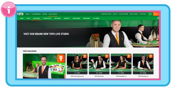 toto casino live casino