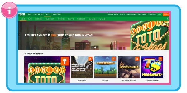 toto casino gamepage