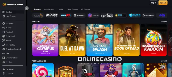 Spellen van de casino