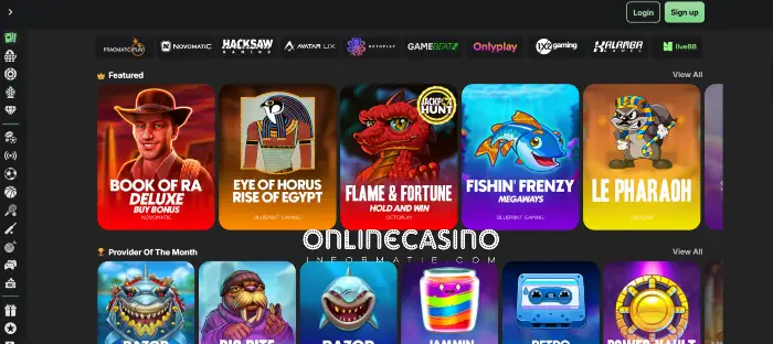 De casino spellen