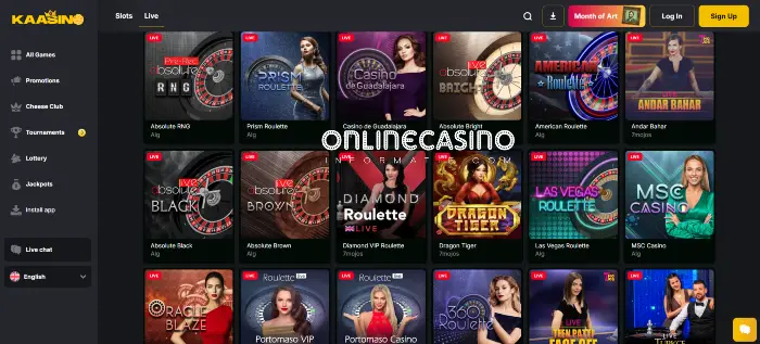 Live casino