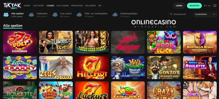 Alle spellen overzicht 