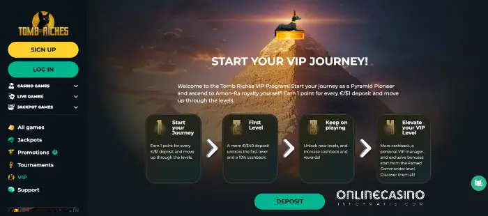 VIP Journey en aanmelden