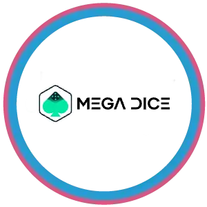 Mega Dice casino logo Cricle