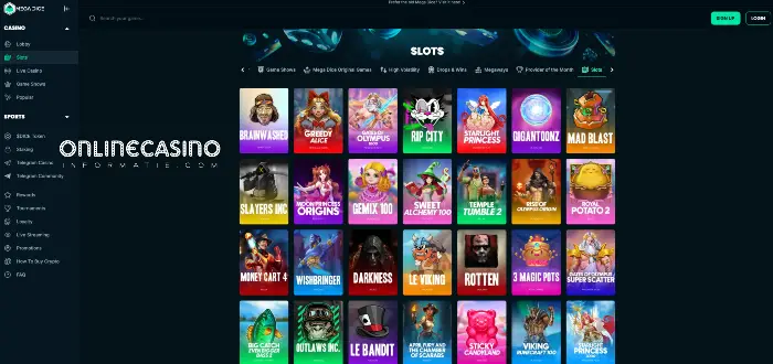 Mega dice casino review