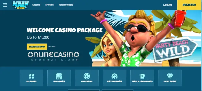 Homepagina Nalu Casino