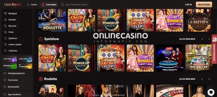 Live casino games