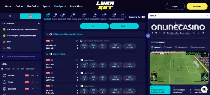 Sport wedden bij LyraBet