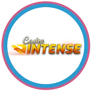 Logo in cirkel van Intense casino