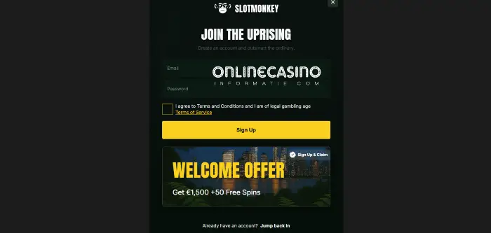 Registratievenster