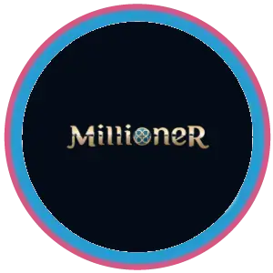 Millioner casino logo in cirkel