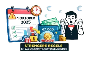 1 oktober 2025: strengere regels en lagere stortingsmogelijkheden logo