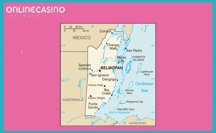 kaart belize