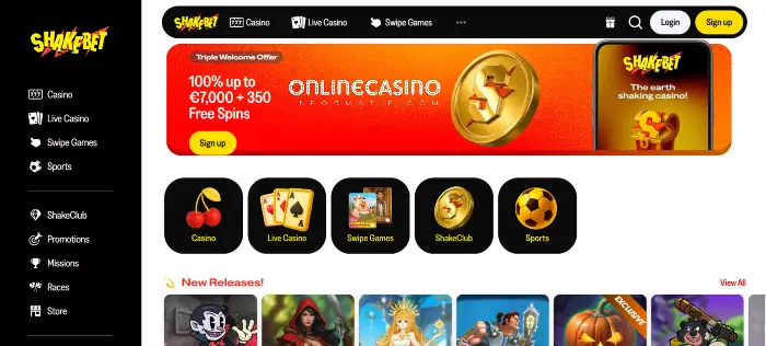 Shake bet casino
