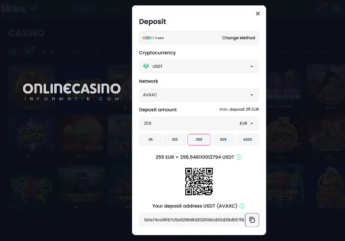 Storten en uitbetalen 