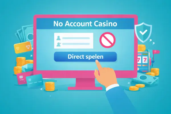 No account casinos afbeelding - Spelen zonder registratie