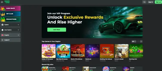 Super spin casino Screenshot 1