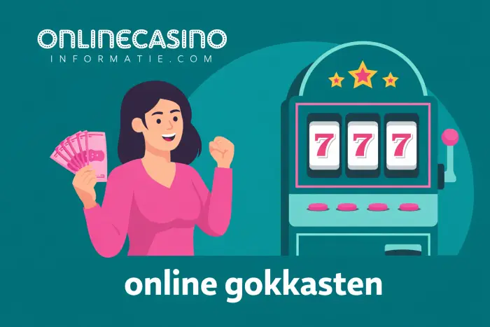 Online gokkasten Illustratie