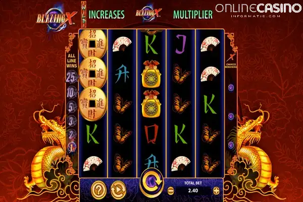 Blazing X Asian Casino Gokkasten