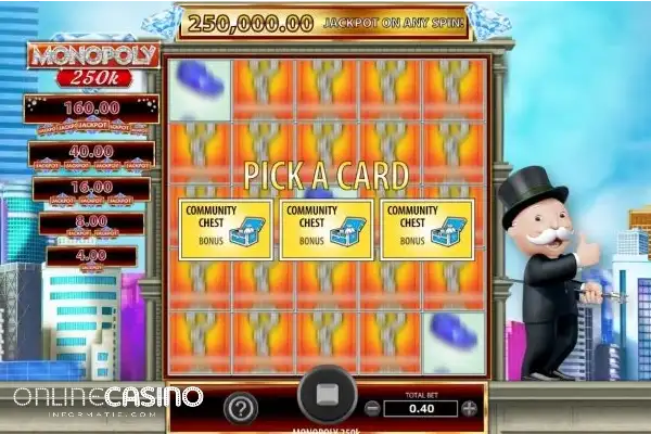 Monopoly 250K Gokkasten